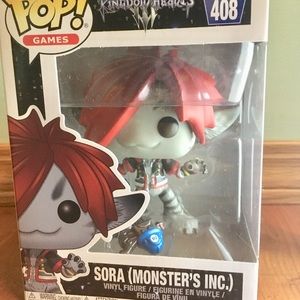 Sora Monster Inc Funko Pop Kingdom Hearts with Box
